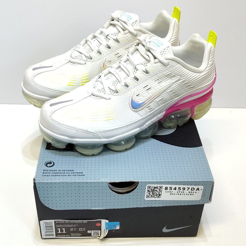Nike Air VaporMax 360 Running Sneakers Air-Sole Cushioning CQ4538-001 Women US11